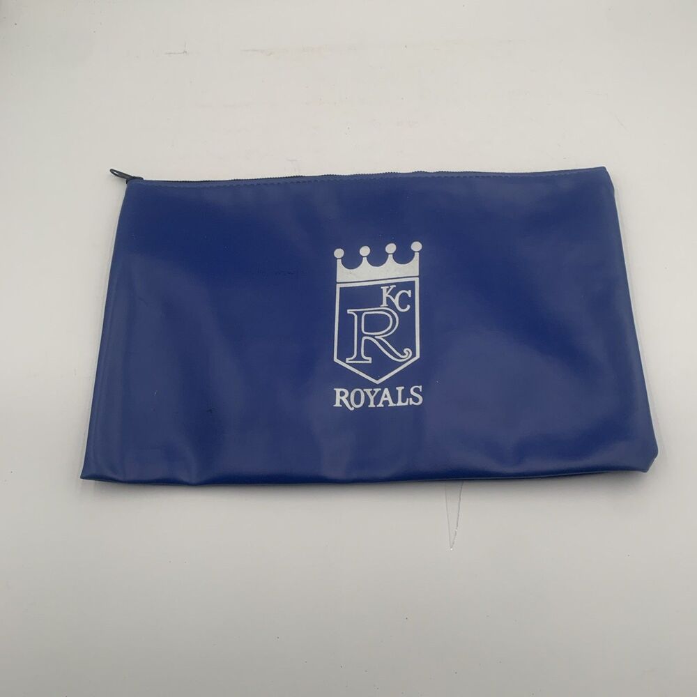 Kansas City Royals Vintage $$ Bank Bag Travel Bag Deposit Bag Xtra Large 11"X17"
